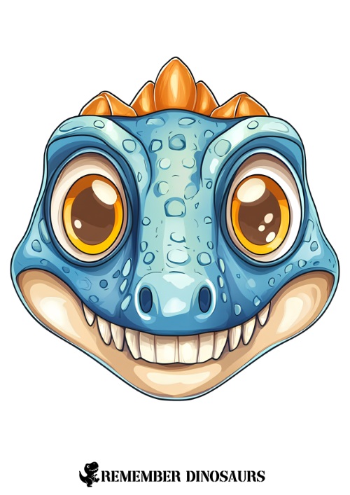 free dinosaur mask template