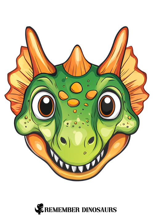 free dinosaur mask template