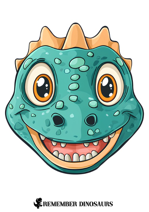 free dinosaur mask template