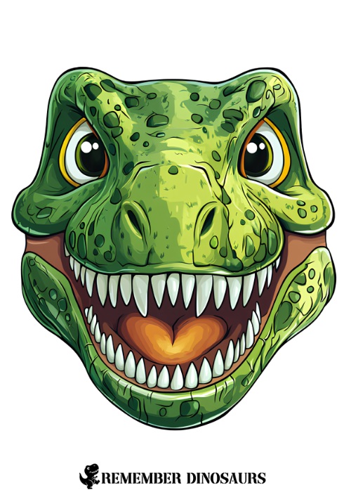 printable tyrannosaurus rex mask