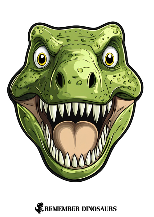 printable tyrannosaurus rex mask