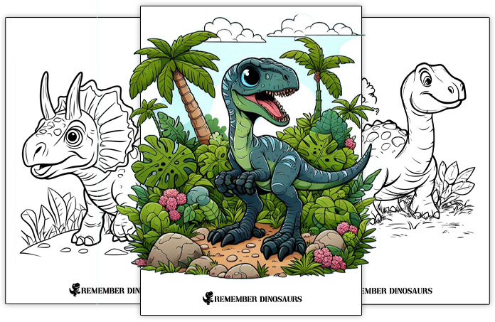 free dinosaur coloring pages