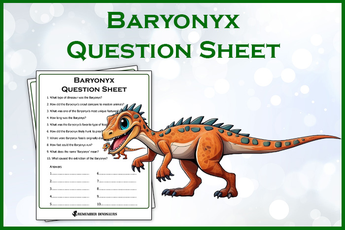 Baryonyx questions